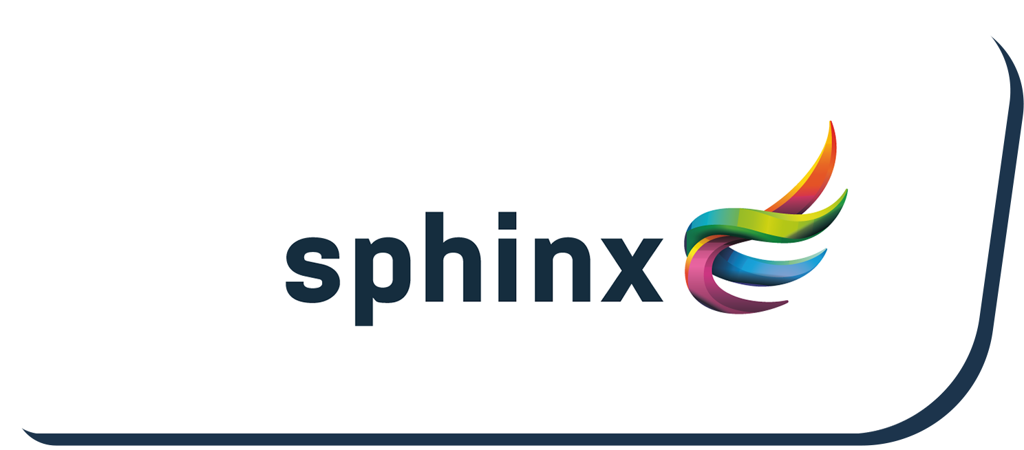 Sphinx Logo auf weißem Hintergrund