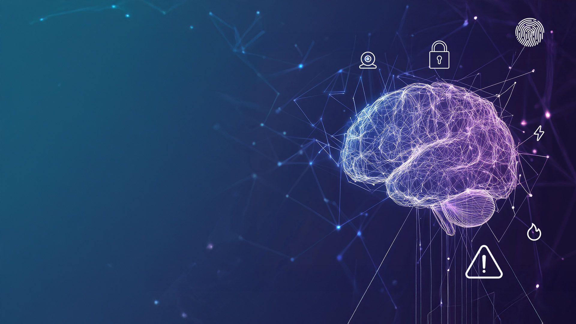 Illustration mit stilisiertem Gehirn